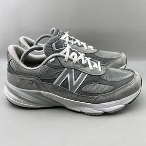 New Balance 990v6 Running Shoes Men Size 10.5 2E Wide Gray Suede Comfort Sneaker